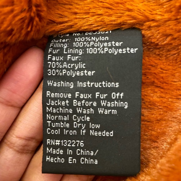 Coalition Jacket / Coat , Size : Small , Color : Rust - Picture 3 of 4